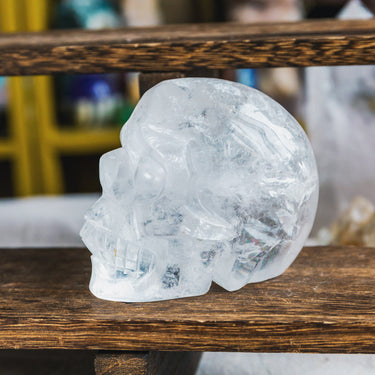 3.5" Clear Quartz Skull