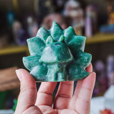 Green Jade Nine-Tailed Fox