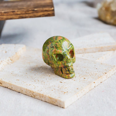 1.5" Unakite Skull