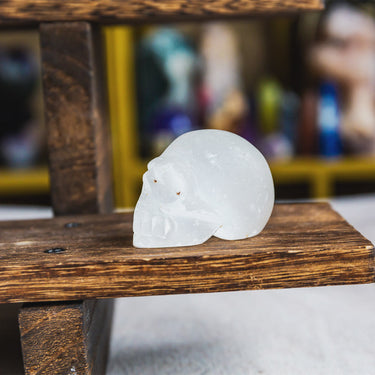 1.5" Selenite Skull