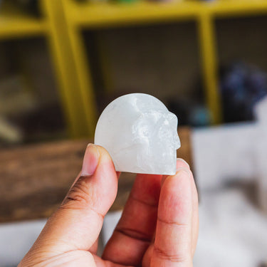 1.5" Selenite Skull