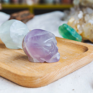 1.5" Fluorite Alien Skull