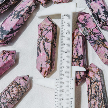 Rhodonite Double Point