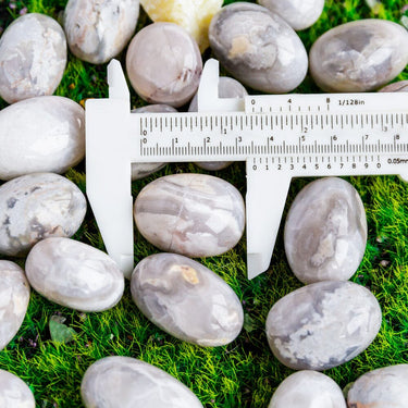 White Crazy Lace Agate Tumbled Stone