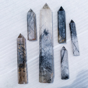 Black Tourmaline Point