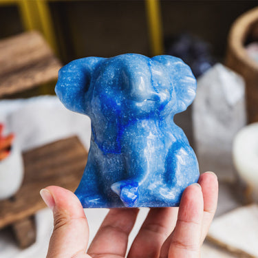 Blue Aventurine Koala