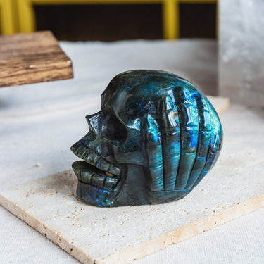 Labradorite Skull