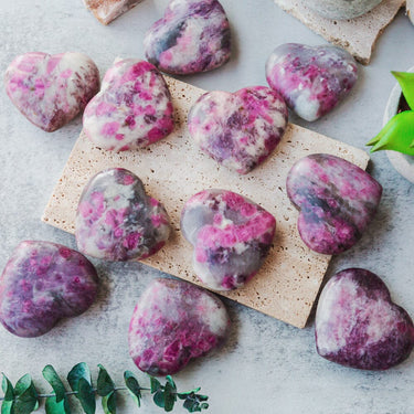 Pink Tourmaline Heart