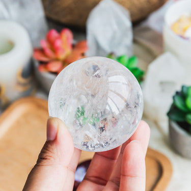 2.5" Clear Quartz Sphere