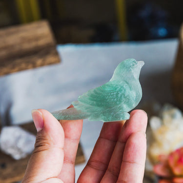 Green Fluorite Bird