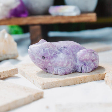 Lepidolite Frog