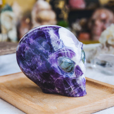 Dream Amethyst Alien Skull