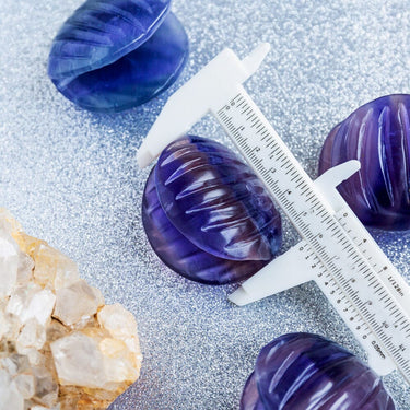 Indigo Blue Fluorite Shell