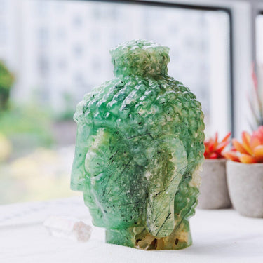 Prehnite Buddha's Head