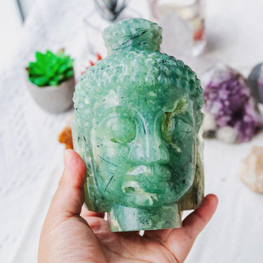 Prehnite Buddha's Head