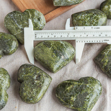 Green Pyrite Heart