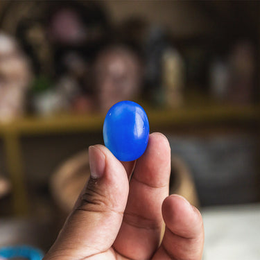 Blue Opal Tumbled Stone