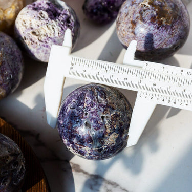 Purple Sphalerite Sphere