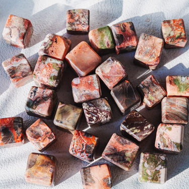 Indonesia Jasper Cube