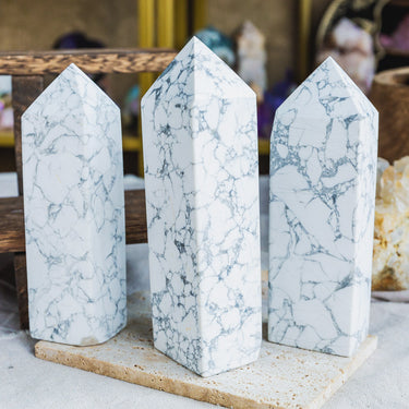 Howlite Obelisk Tower