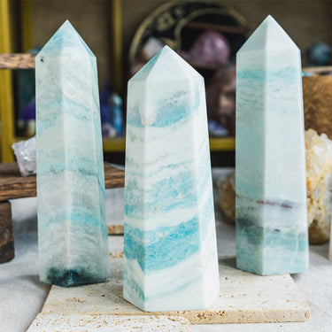 Blue Aragonite Tower