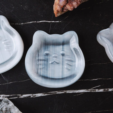 Selenite Cat Bowl