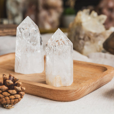 Ice Clear Quartz Point