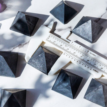 Shungite pyramid