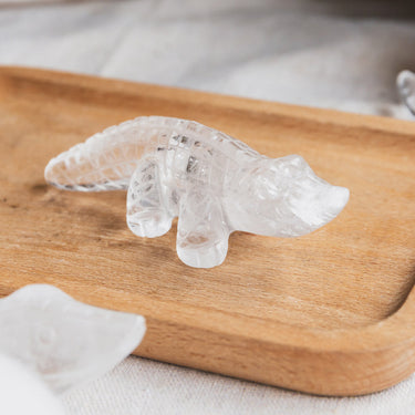 Clear Quartz Crocodile