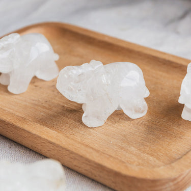 Clear Quartz Elephant