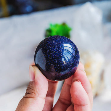 Blue Sandstone Sphere