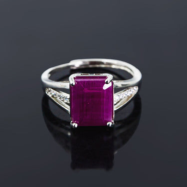 Square Crystal Ring