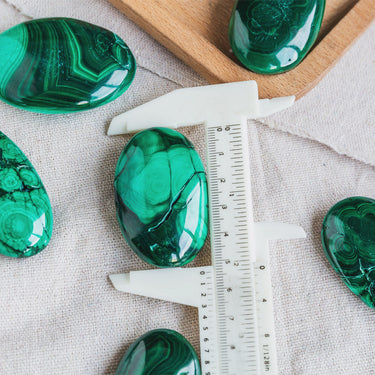 Malachite Palm Stone