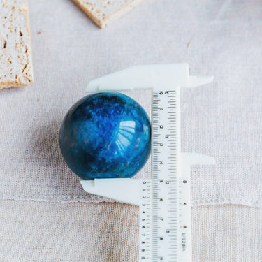 Blue Apatite Sphere