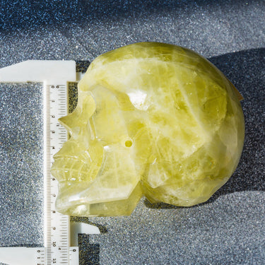 Citrine Hollow Out Skull