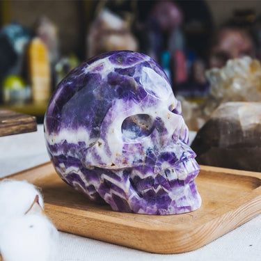 4" Dream Amethyst Skull