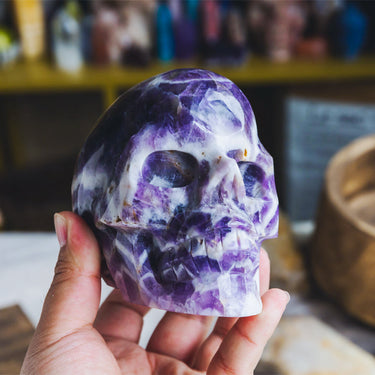 4" Dream Amethyst Skull