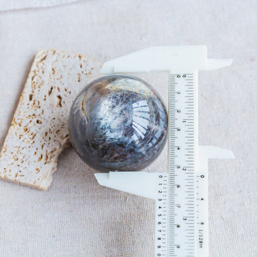 Black Moonstone Sphere