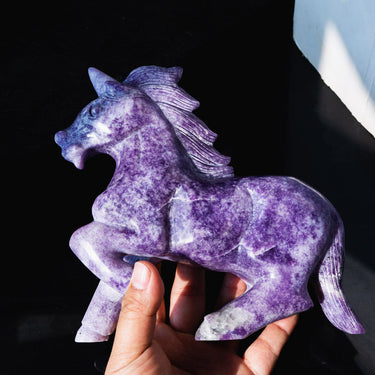 Lepidolite Horse