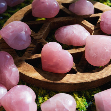 Rose Quartz Heart