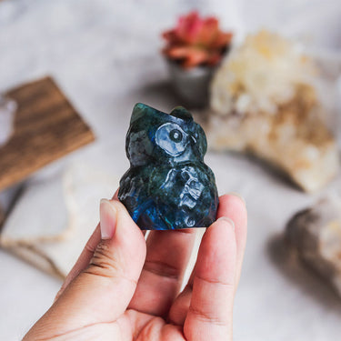 Labradorite Owl