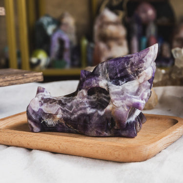 Dream Amethyst Dragon Head