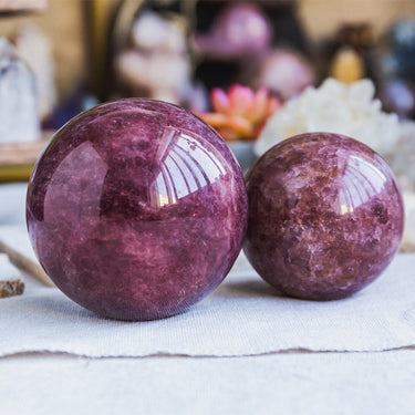 Red Strawberrry Quartz Sphere