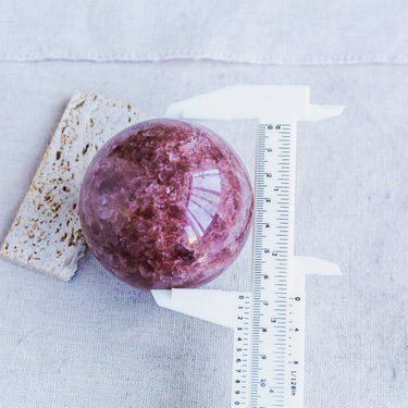 Red Strawberrry Quartz Sphere