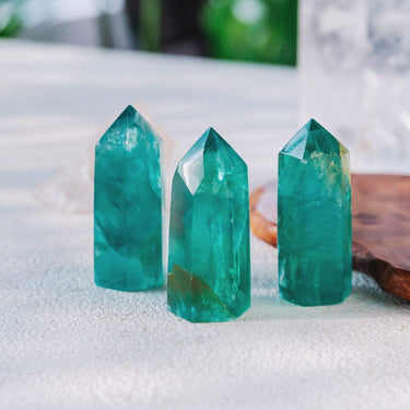 2" Green Fluorite Point