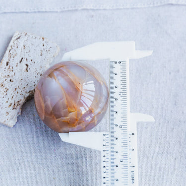 Peach Moonstone Sphere