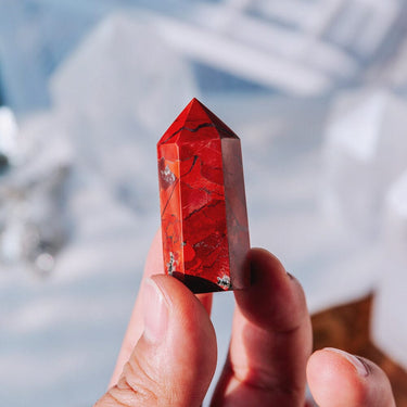 2" Red Jasper Point