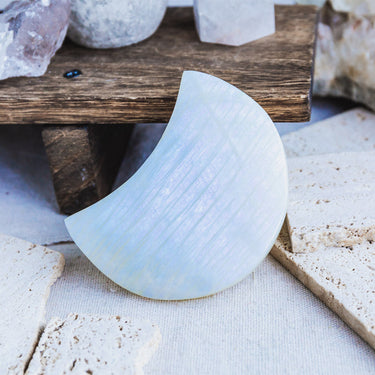 White Moonstone Moon