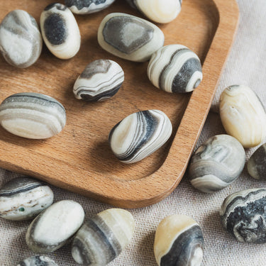 Zebra Calcite Tumbled Stone