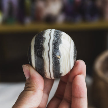 Zebra Calcite Sphere